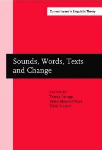 Sounds, words, texts and change book cover