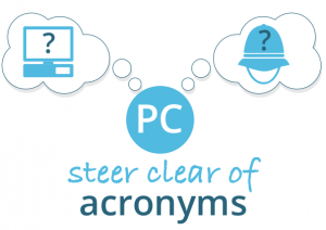 how to communicate clearly - Steer clear of acronyms