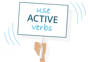 how to communicate clearly - Use active verbs