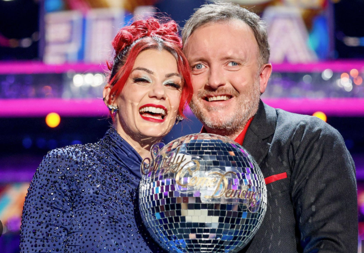 Strictly winner Chris McCausland and dancing partner  Dianne Buswell