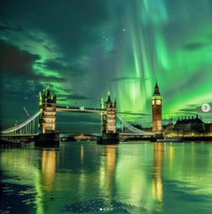 Northern Lights over London