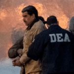 Venezuelan President Nicholas Maduro with DEA operatives